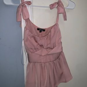 Francesca’s Trixxi Pink Bow top